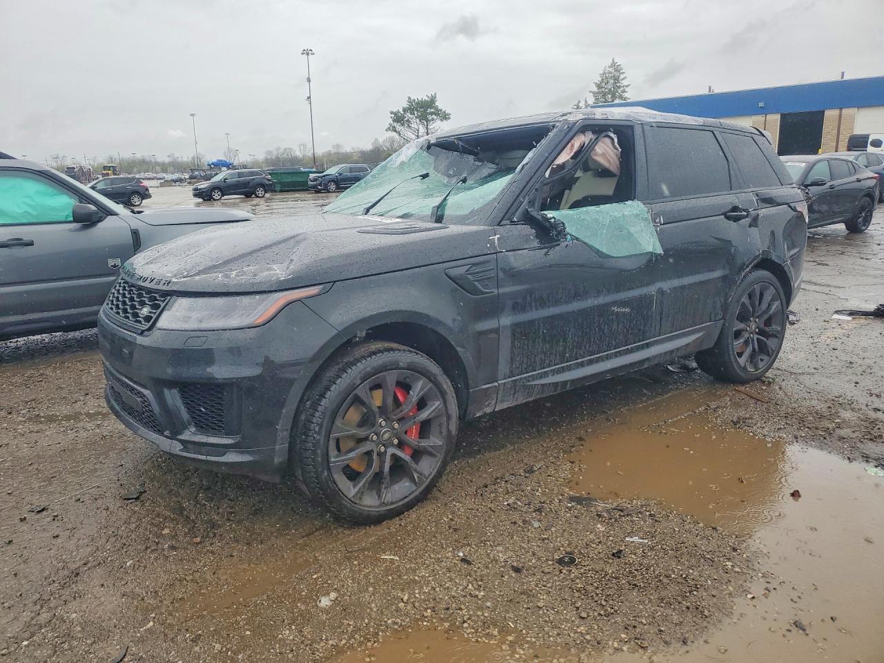 2022 Land Rover Range Rover Sport HST, VIN SALWS2RU4NA204011 — Опрокидывание
