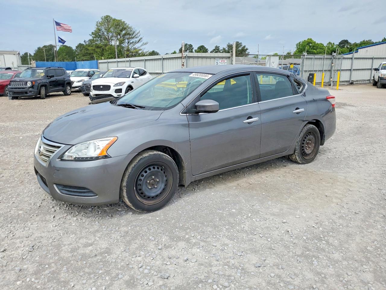 2015 Nissan Sentra FE+ S, VIN 3N1AB7AP3FY294353 — Rear end