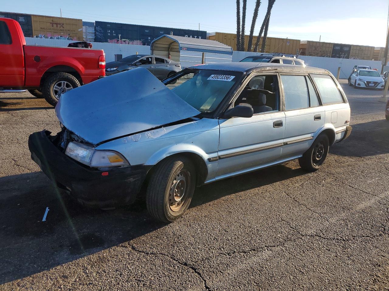 1990 Toyota Corolla, VIN JT2AE94K6L3296899 — Front end