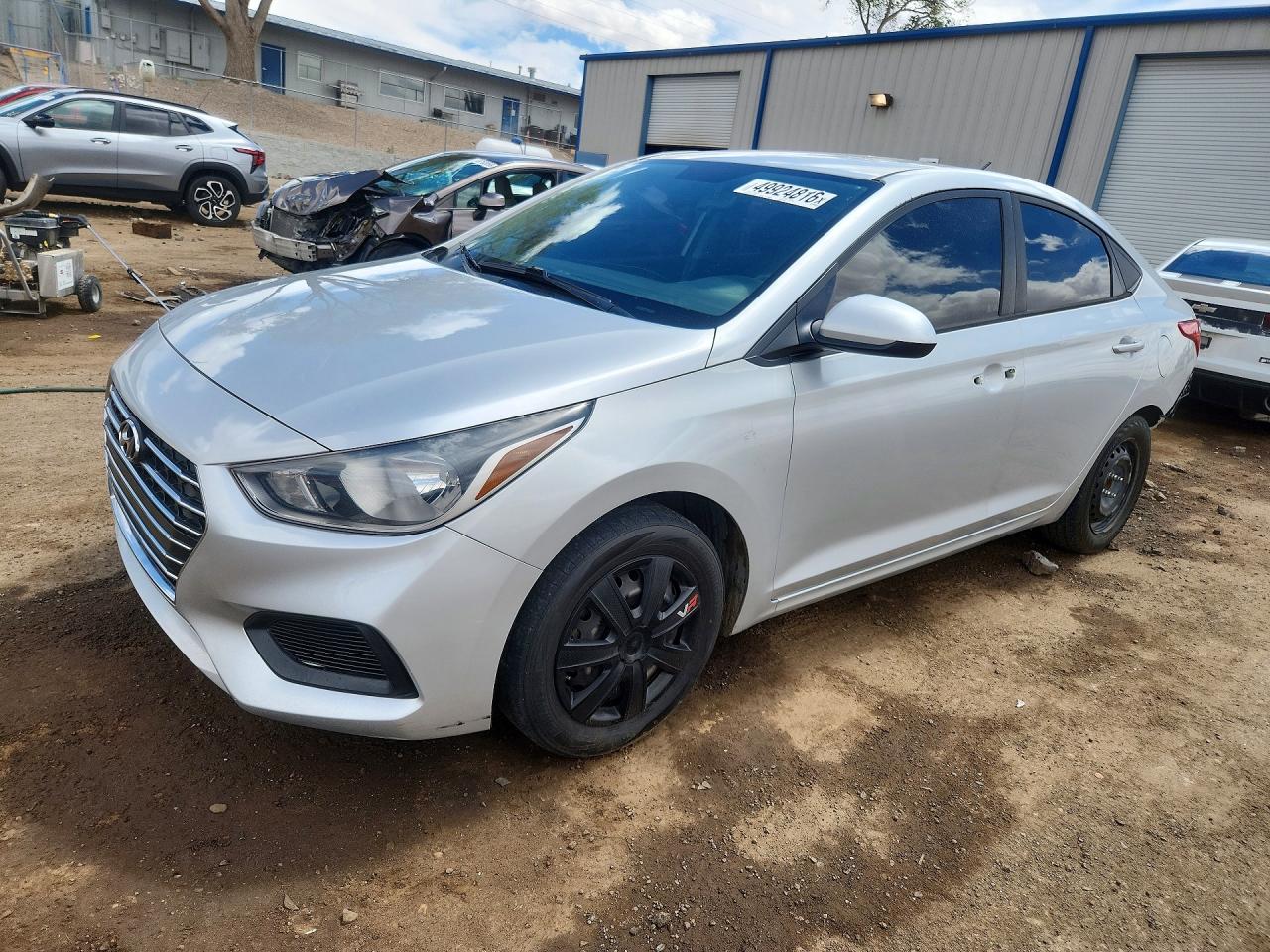 2020 Hyundai Accent SE, VIN 3KPC24A69LE114818 — Rear end