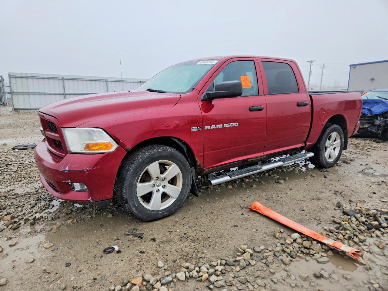 2012 Ram 1500 Express, VIN 1C6RD7KT1CS164661 — Water / flood