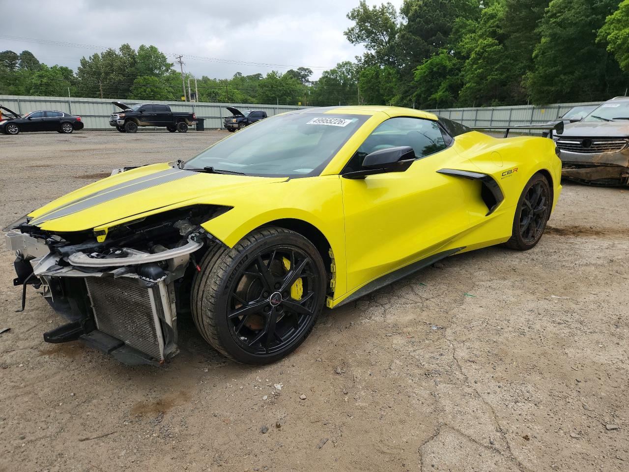 2022 Chevrolet Corvette 3LT, VIN 1G1YC3D43N5101187 — Front end