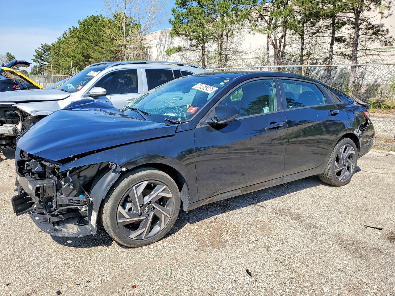 2025 Hyundai Elantra SEL Sport, VIN KMHLM4DJ4SU130267 — Frame damage
