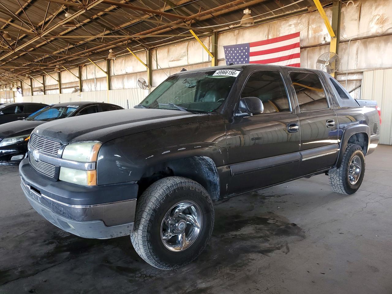2003 Chevrolet Avalanche, VIN 3GNEK13T93G284862 — Rear end