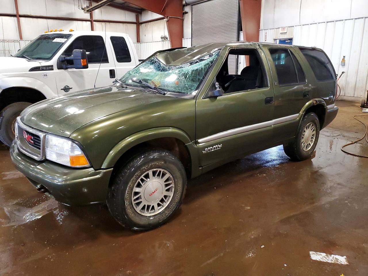 2001 GMC Jimmy SLE, VIN 1GKDT13W412114236 — Опрокидывание