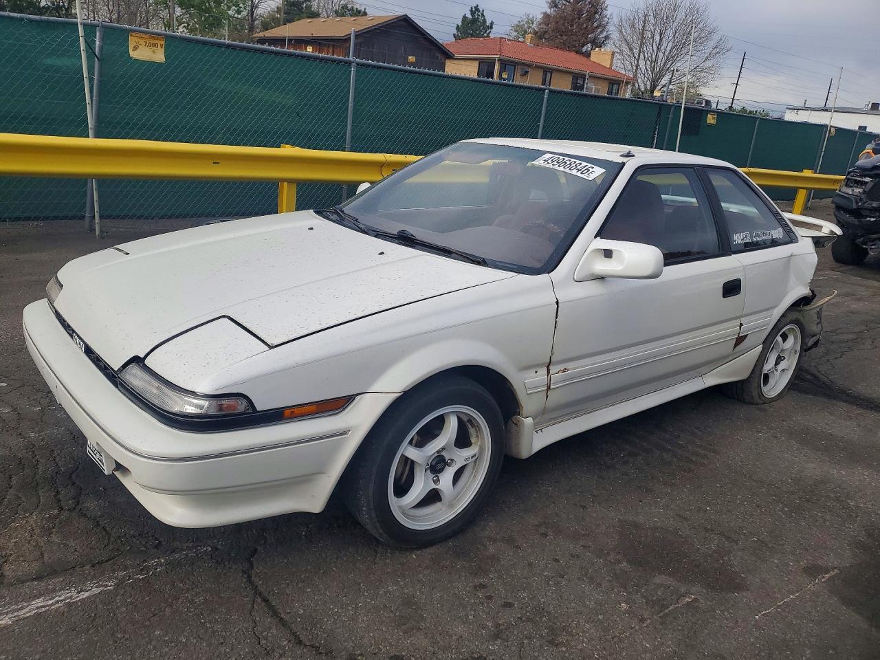 1988 Toyota Corolla GTS Sport, VIN JT2AE98C5J3052922 — Rear end