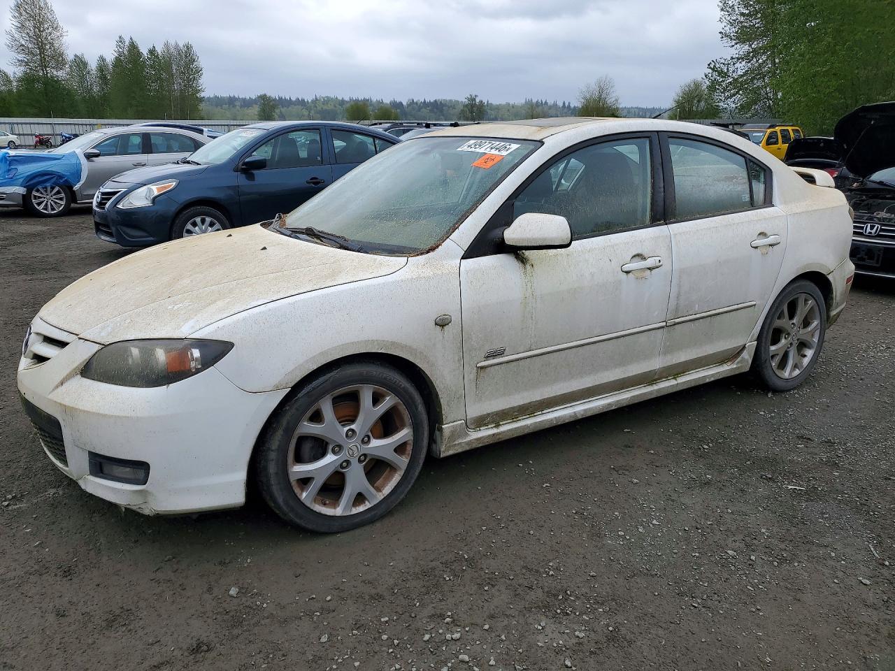 2007 Mazda 3 S Grand Touring, VIN JM1BK323X71668291 — Front end