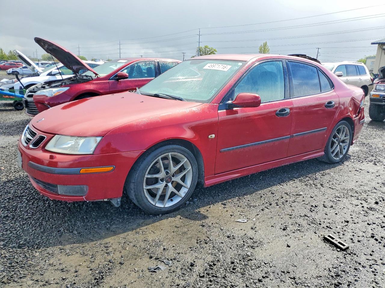 2005 Saab 9-3 Aero, VIN YS3FH49Y651040953 — Rear end