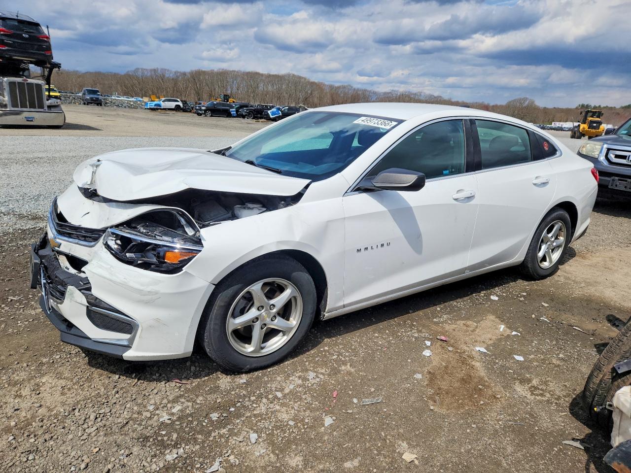 2018 Chevrolet Malibu LS, VIN 1G1ZB5ST7JF197696 — Front end