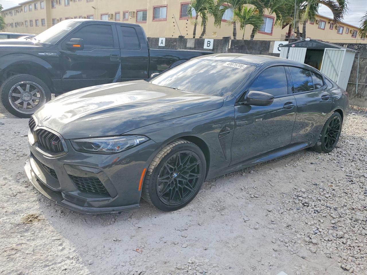 2023 BMW M8 Competition, VIN WBSGV0C07PCK80559 — Minor dents and scratches