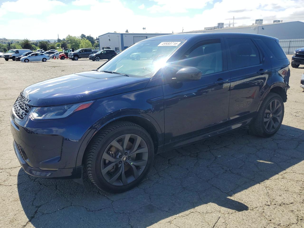 2022 Land Rover Discovery Sport SE R-Dynamic, VIN SALCL2FX7NH909245 — Rear end