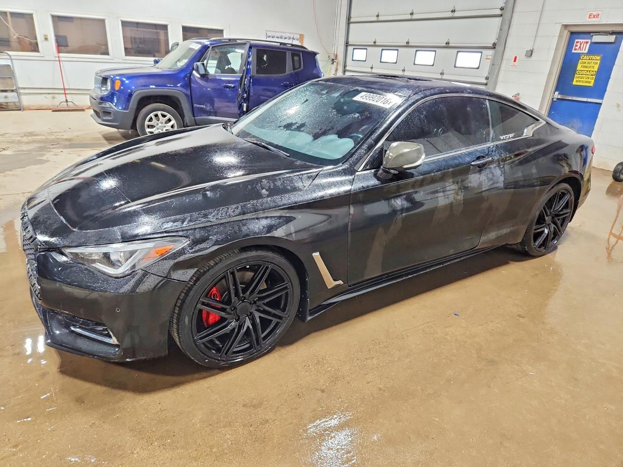 2018 Infiniti Q60 Red Sport 400, VIN JN1FV7EL0JM630797 — Vandalism