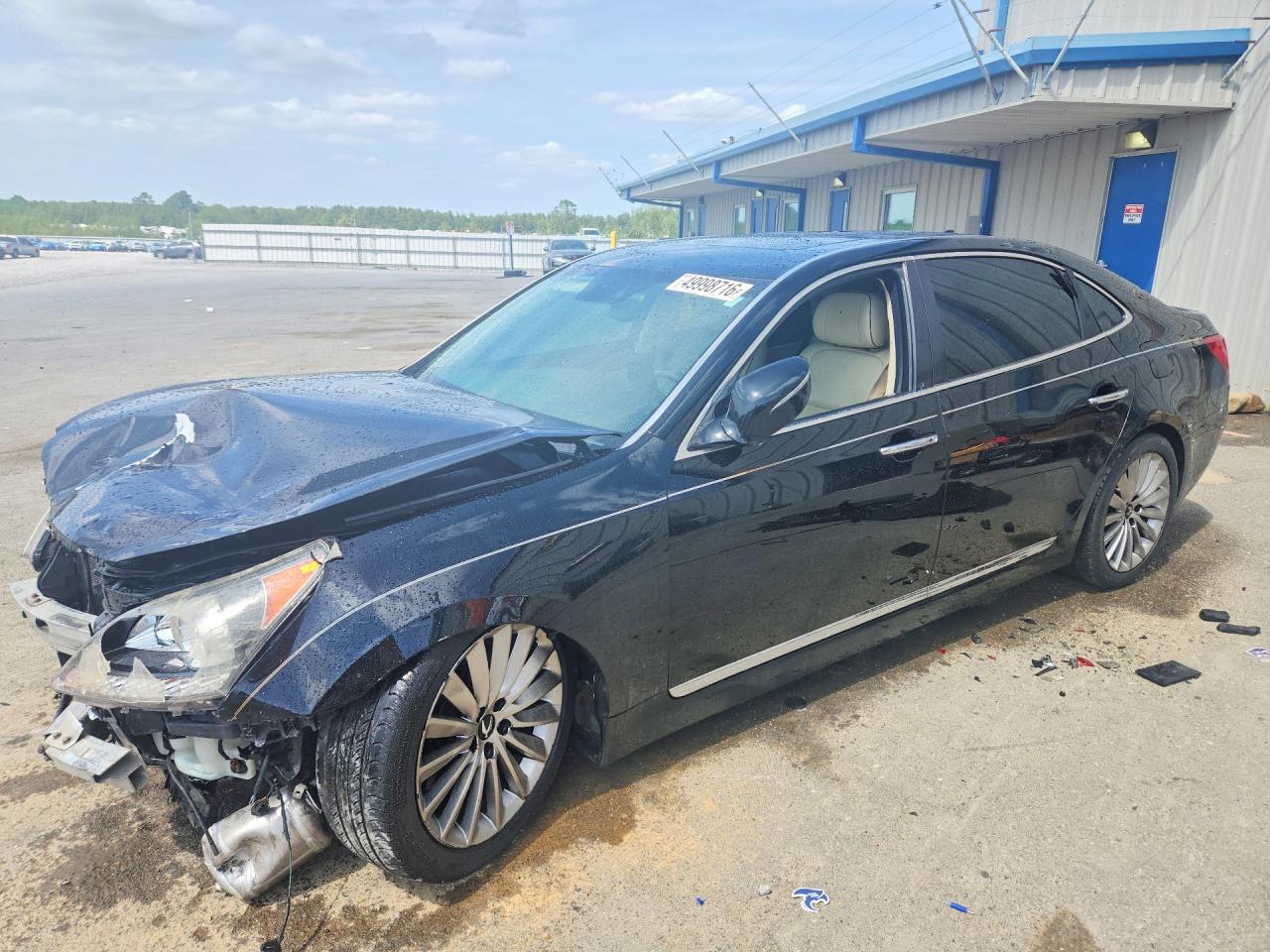 2016 Hyundai Equus Signature, VIN KMHGH4JH8GU101823 — Front end