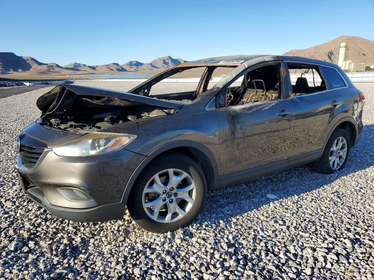 2015 Mazda CX-9 Touring, VIN JM3TB2CA1F0458797 — Interior fire