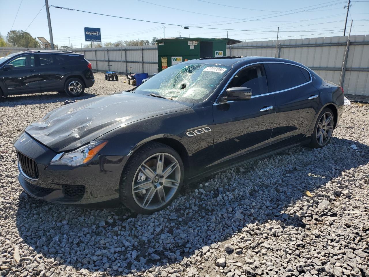 2014 Maserati Quattroporte S Q4, VIN ZAM56RRA4E1109918 — Front end