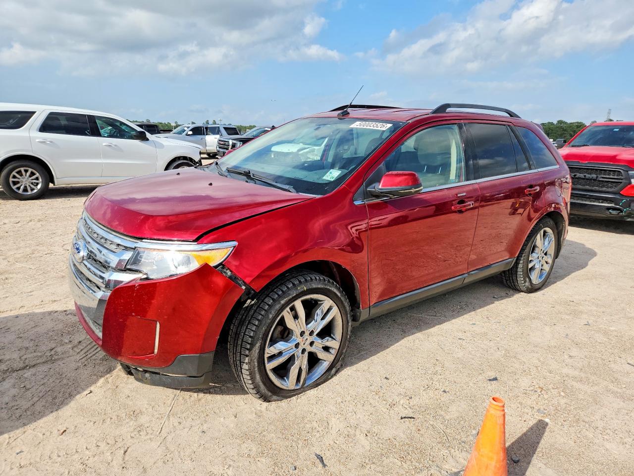 2013 Ford Edge Limited, VIN 2FMDK3KC0DBB77877 — Front end