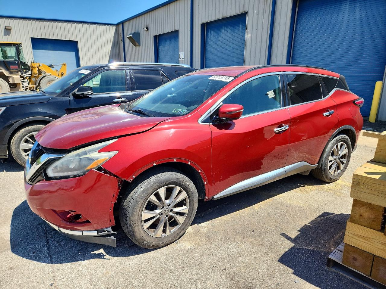 2018 Nissan Murano SL, VIN 5N1AZ2MG2JN157123 — Front end