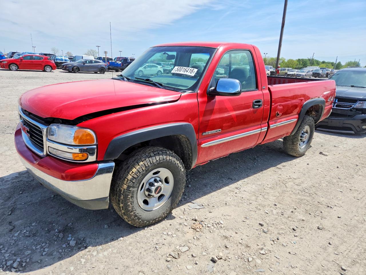 1999 GMC Sierra 2500 SLE, VIN 1GTGK24U6XE511338 — Rear end