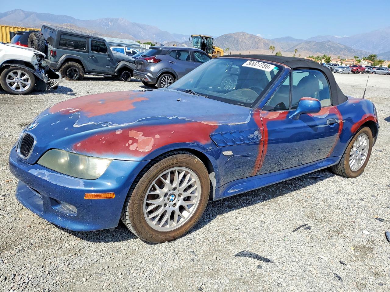 2002 BMW Z3 2.5, VIN 4USCN33492LK51254 — Перед