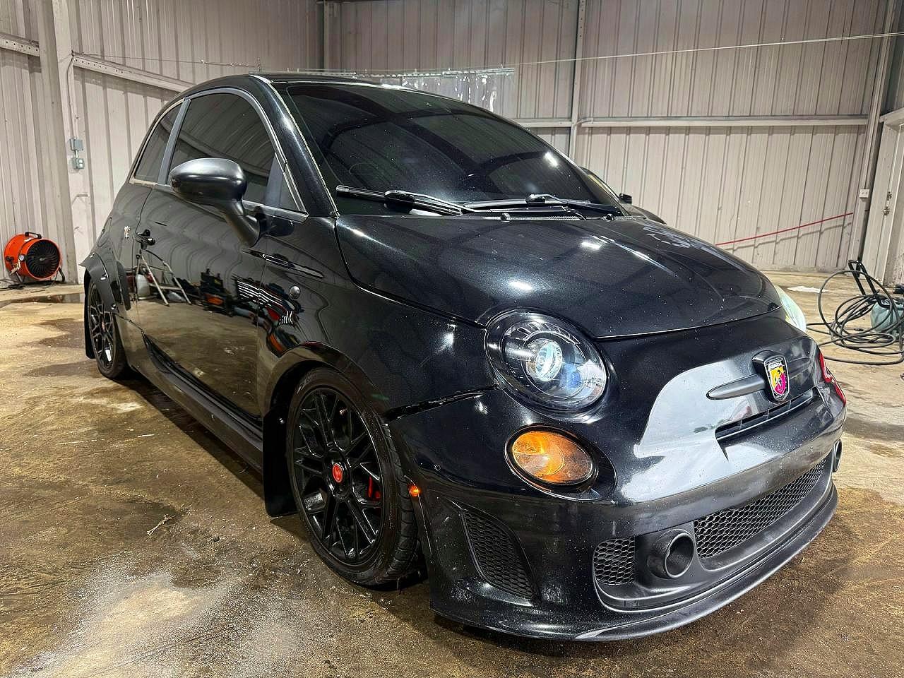 2013 FIAT 500 Abarth, VIN 3C3CFFFH9DT664970 — Ранее повреждён