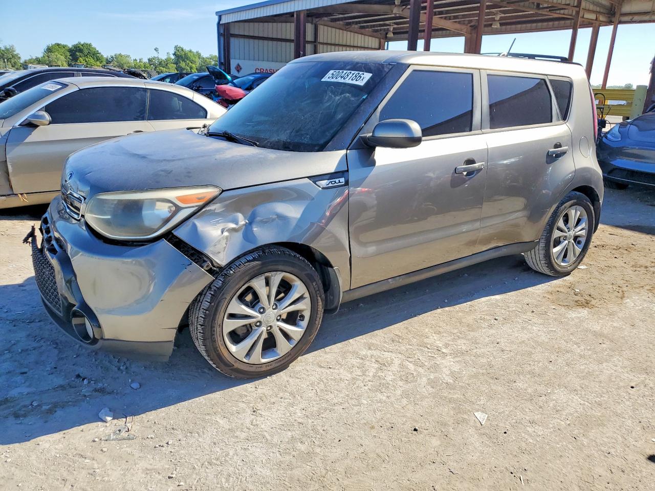 2016 Kia Soul +, VIN KNDJP3A59G7355116 — Перед