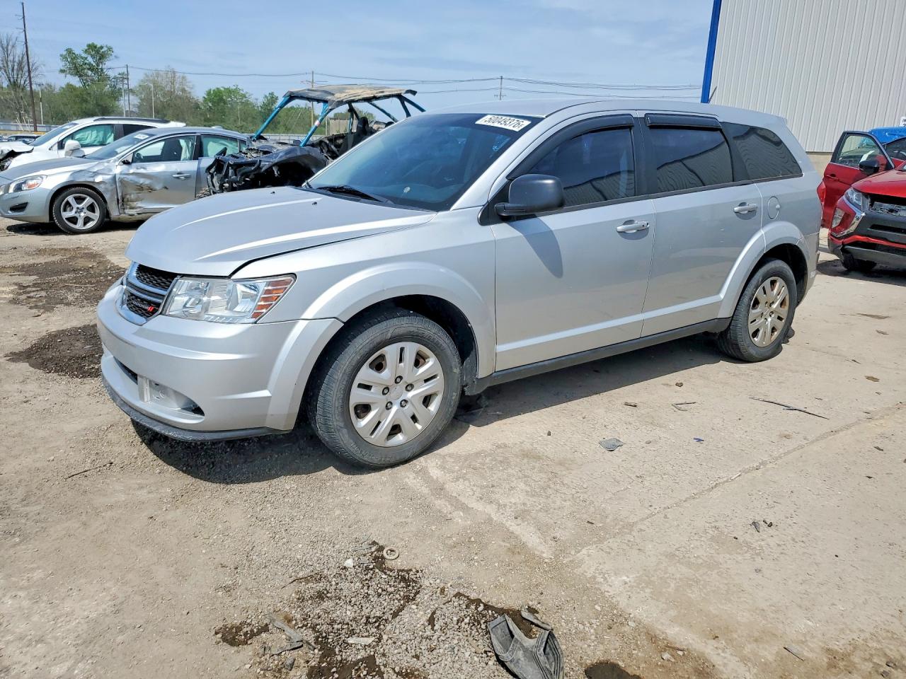 2014 Dodge Journey American Value, VIN 3C4PDCAB7ET198395 — Front end