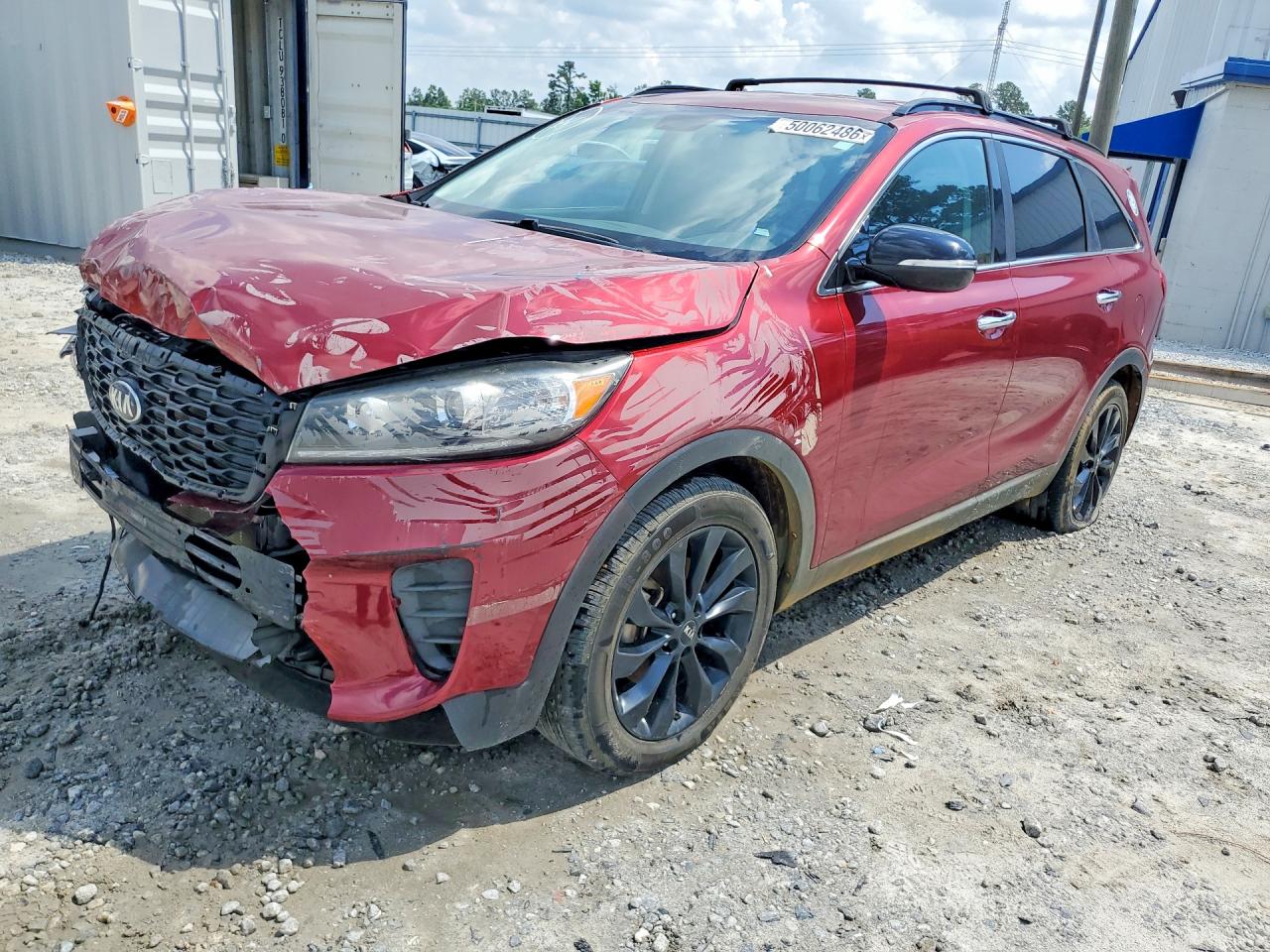 2019 Kia Sorento S, VIN 5XYPG4A59KG591650 — Front end
