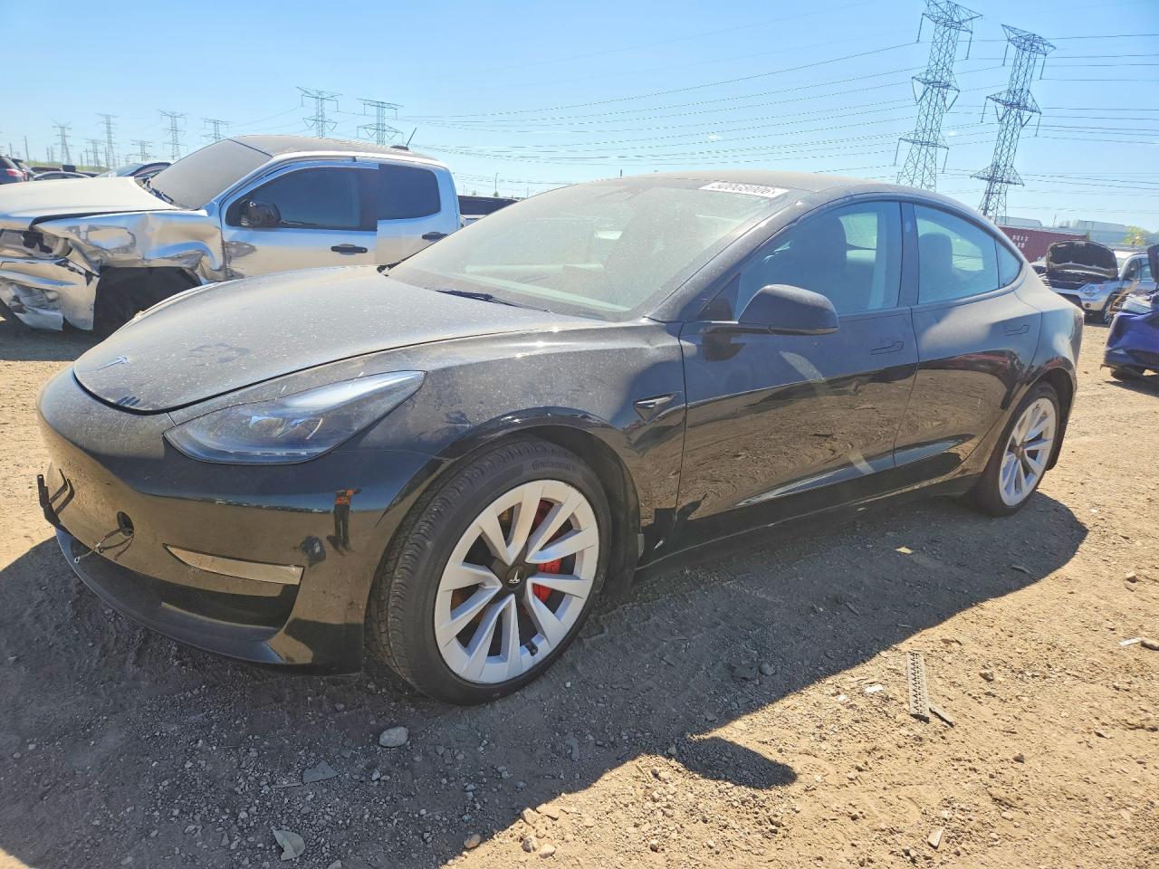 2023 Tesla Model 3 Long Range, VIN 5YJ3E1EB2PF673544 — Auction photo 1 of 4