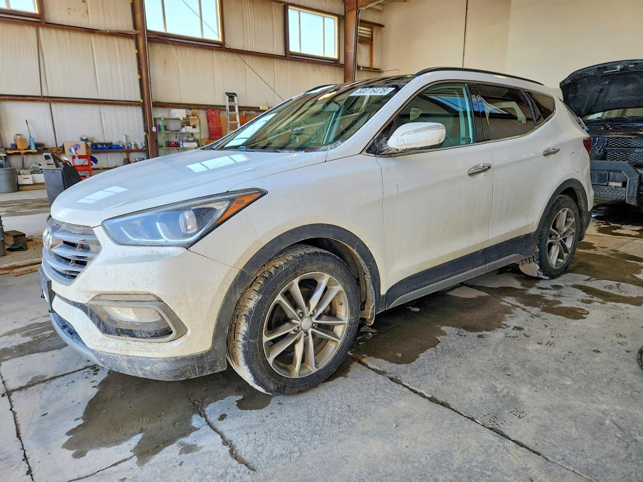 2017 Hyundai Santa Fe 2.0T, VIN 5XYZUDLA6HG475830 — Rear end