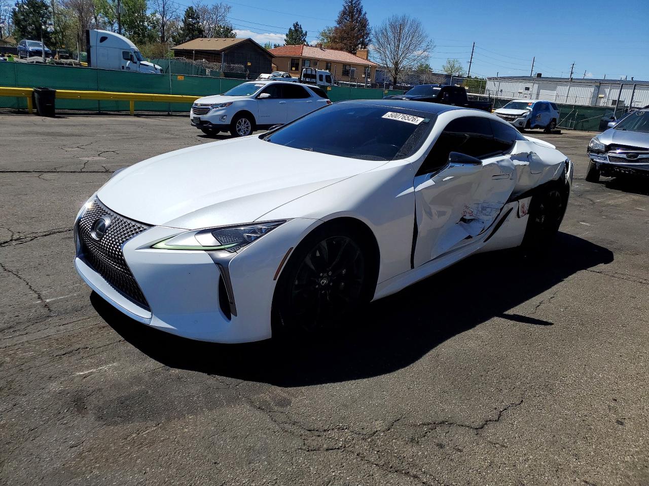 2018 Lexus LC 500h, VIN JTHHP5AY5JA000490 — Side