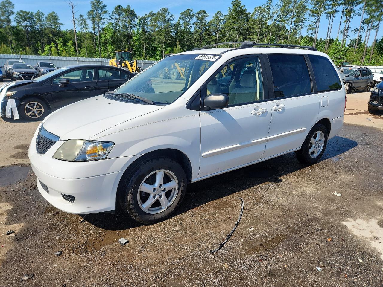 2003 Mazda MPV LX, VIN JM3LW28A630358154 — Front end
