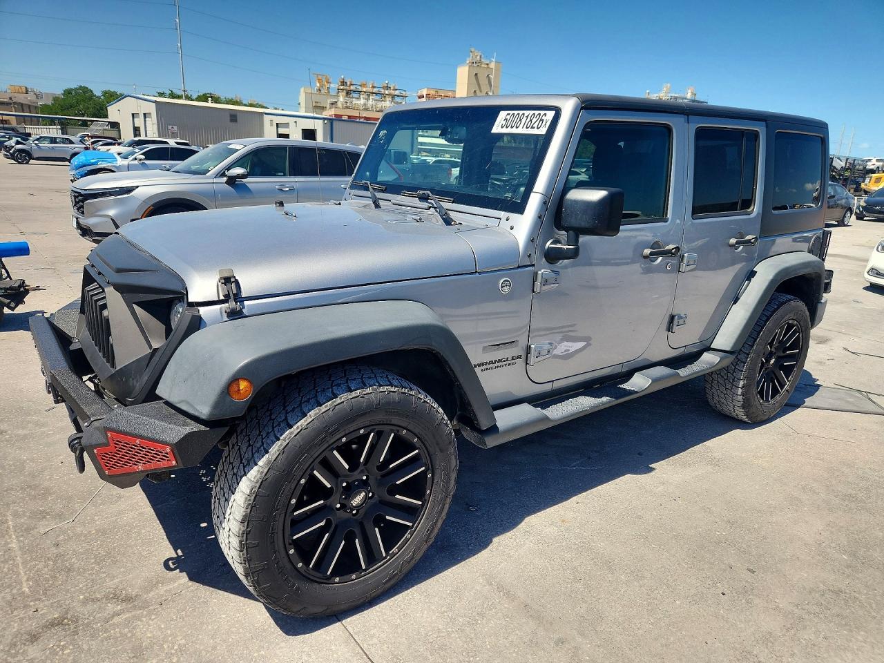 2014 Jeep Wrangler Unlimited Freedom, VIN 1C4BJWDG7EL105964 — Ранее повреждён
