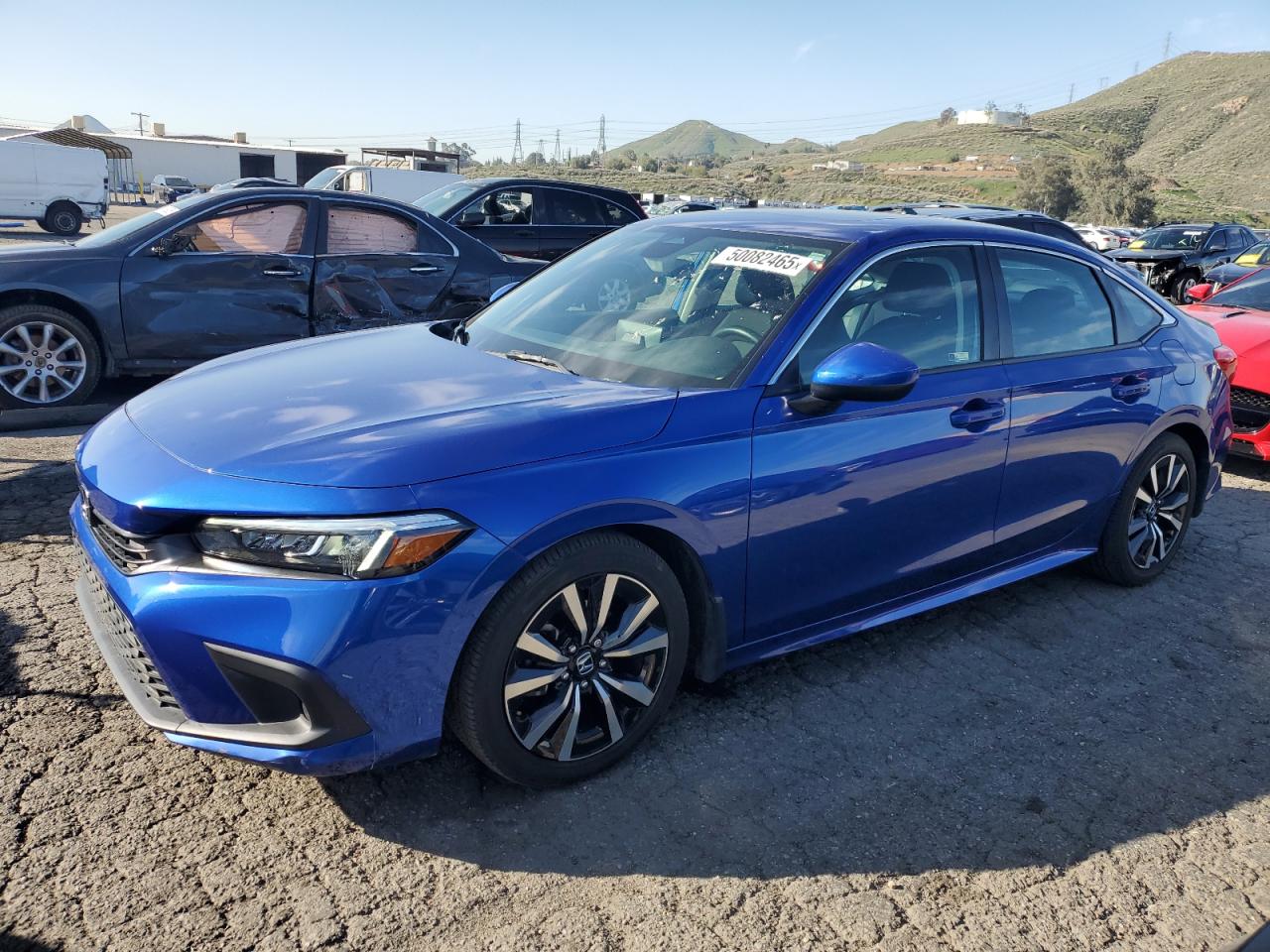 2023 Honda Civic EX, VIN 2HGFE1F74PH304140 — Missing or altered VIN