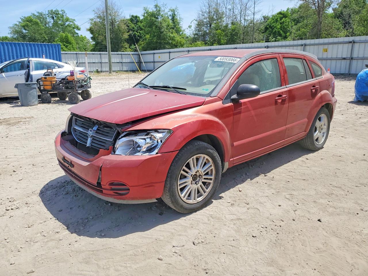 2009 Dodge Caliber SXT, VIN 1B3HB48A09D104433 — Front end