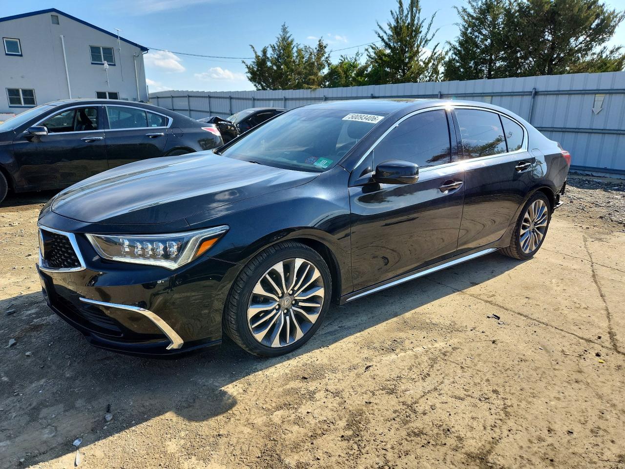 2018 Acura RLX Technology, VIN JH4KC1F50JC000880 — Rear end