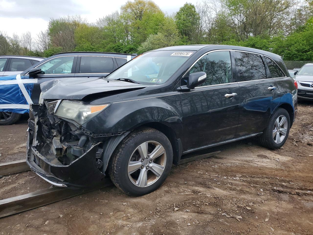 2012 Acura MDX Technology, VIN 2HNYD2H35CH500893 — Front end
