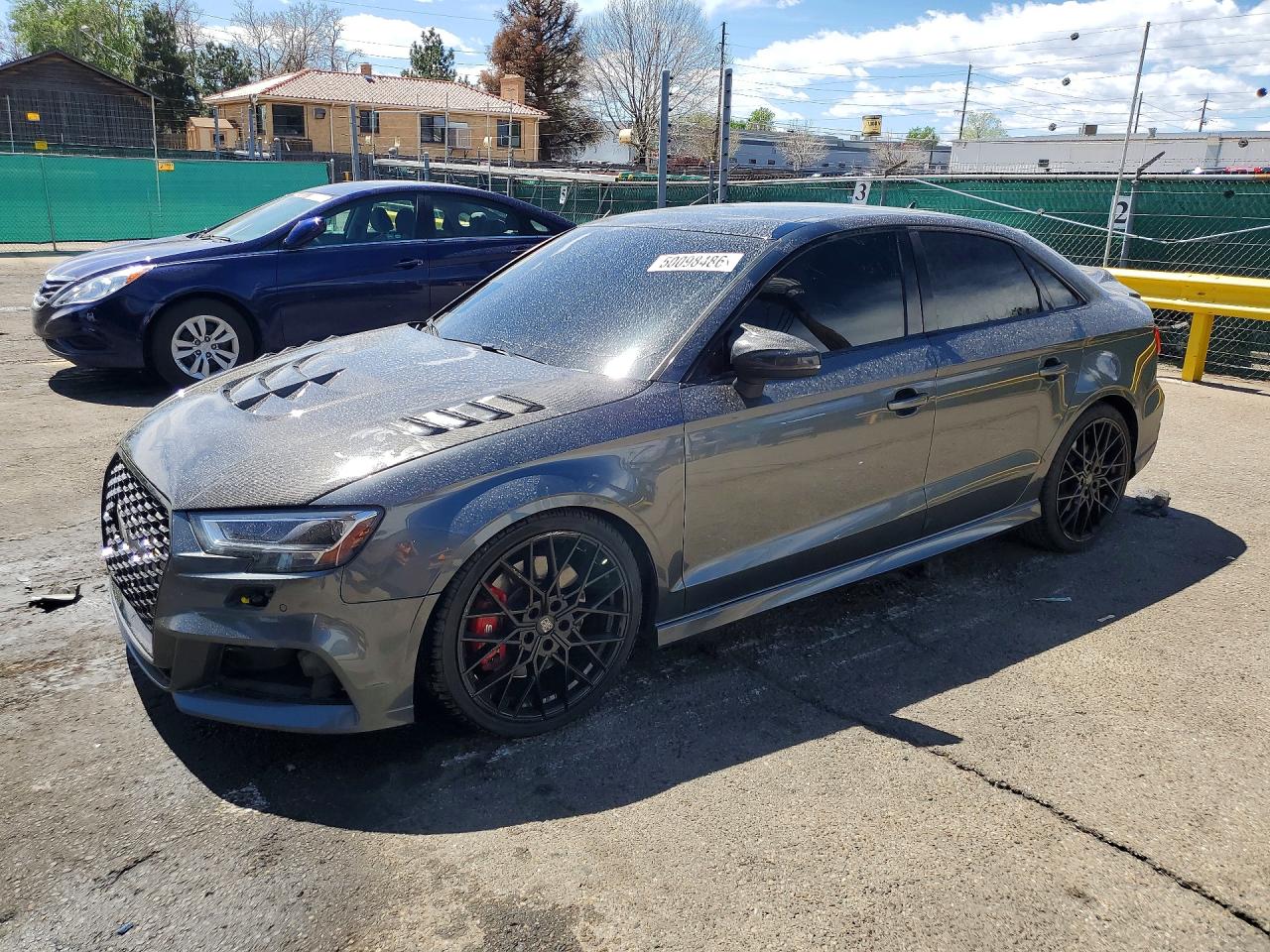2019 Audi S3 Premium Plus, VIN WAUB1GFF4KA085137 — Undercarriage