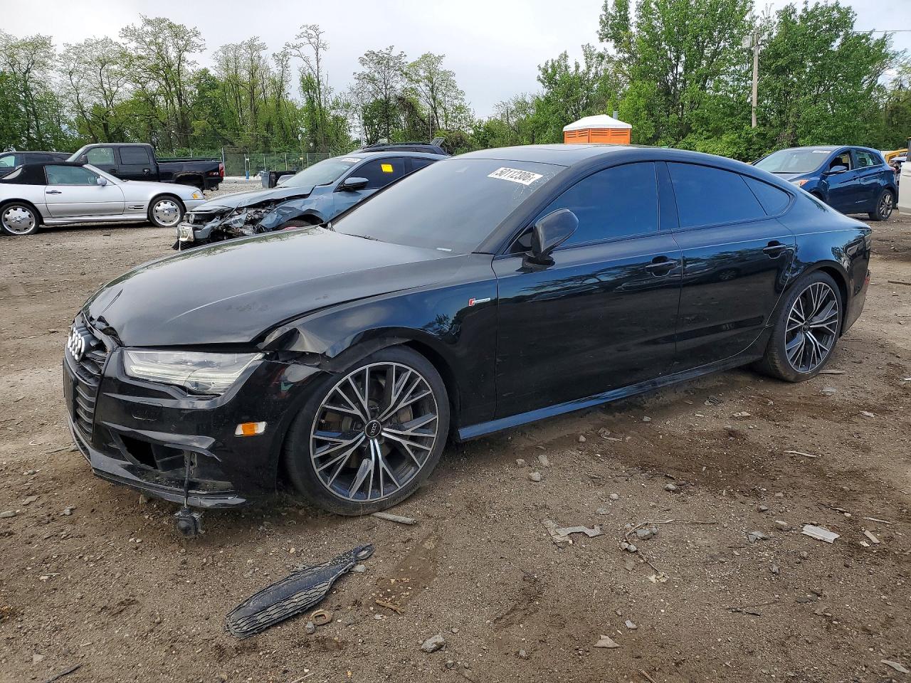 2018 Audi A7 Premium Plus, VIN WAUW3AFC0JN091037 — Front end
