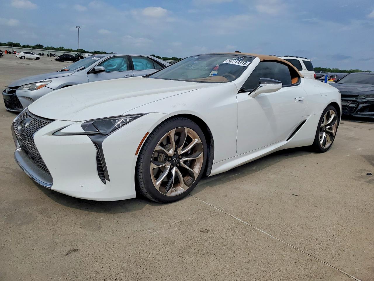 2021 Lexus LC 500h, VIN JTHKPAAY1MA100878 — Side