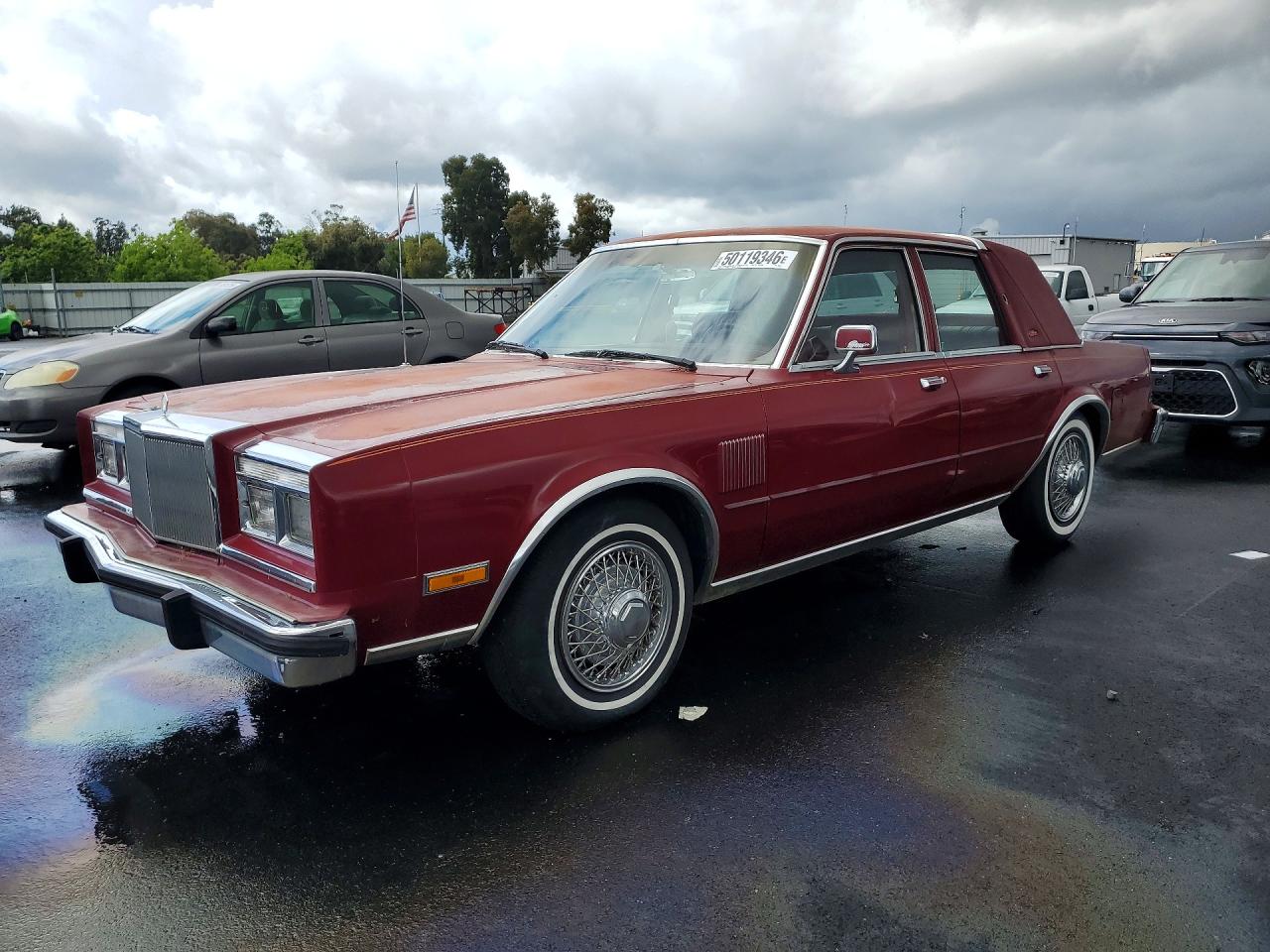 1987 Chrysler New Yorker, VIN 1C3BF66P8HX763728 — Фото с аукциона 1 of 12