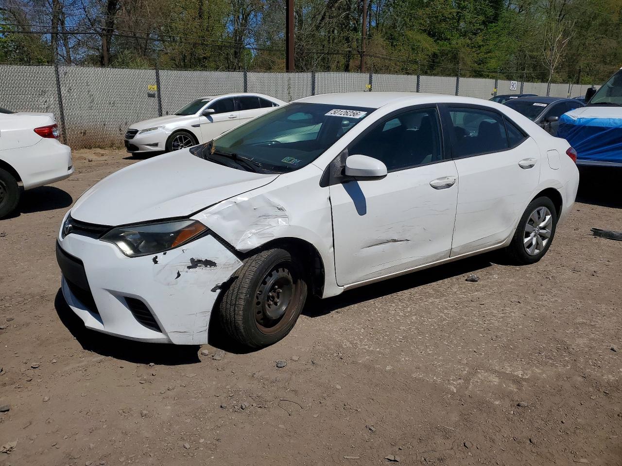 2014 Toyota Corolla LE, VIN 2T1BURHE6EC193527 — Front end