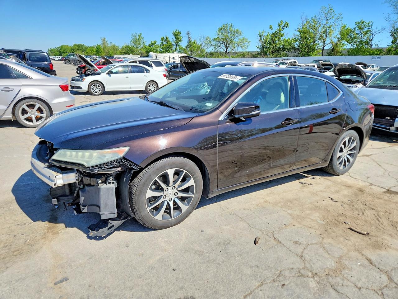 2015 Acura TLX, VIN 19UUB1F39FA014390 — Front end