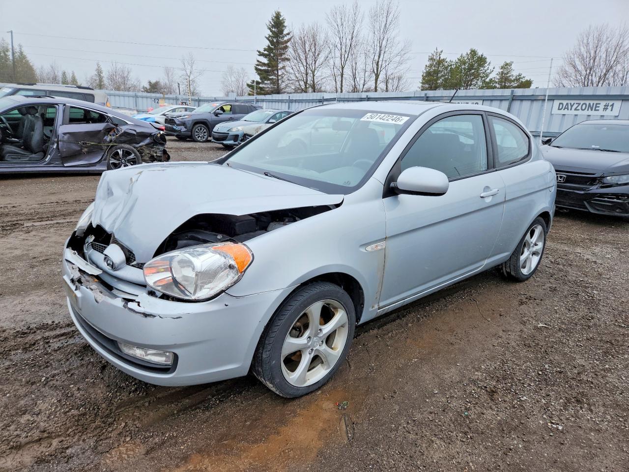 2011 Hyundai Accent L, VIN KMHCN3BC9BU189682 — Front end