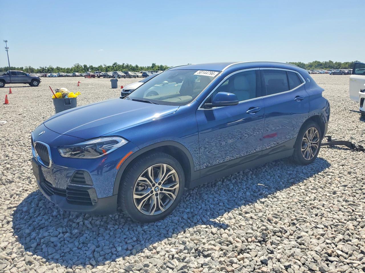 2021 BMW X2 xDrive28i, VIN WBXYJ1C07M5S06607 — Rear end