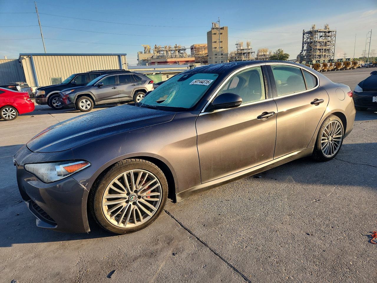 2017 Alfa Romeo Giulia Ti, VIN ZARFAECN0H7556247 — Vandalism