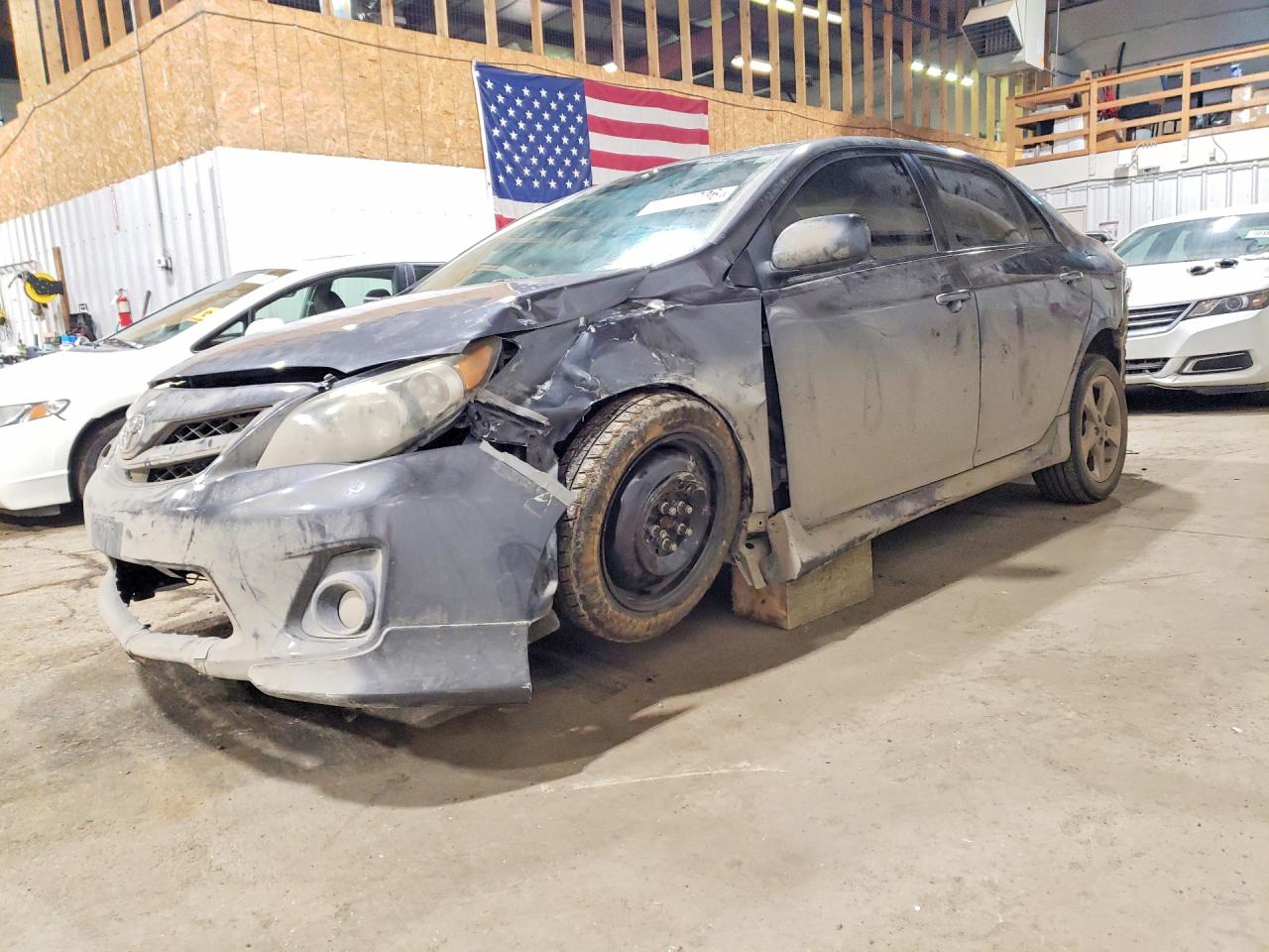 2011 Toyota Corolla LE, VIN 2T1BU4EE3BC606717 — Front end