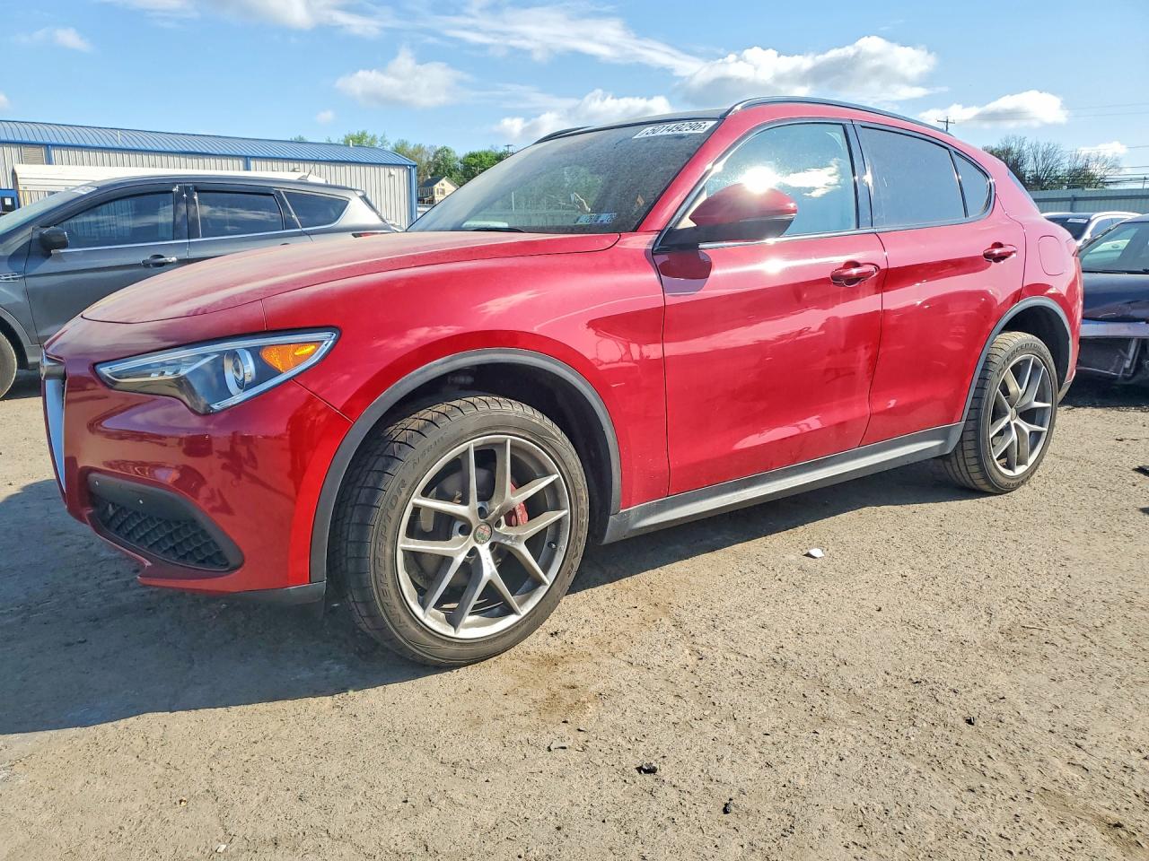 2019 Alfa Romeo Stelvio, VIN ZASPAKAN5K7C44407 — Burn