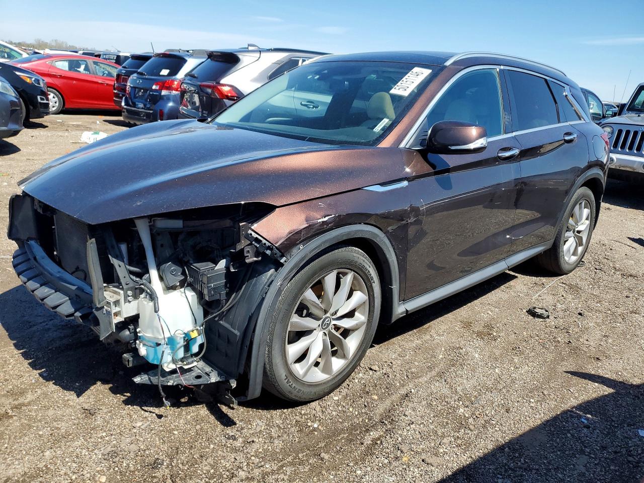 2020 Infiniti QX50 Luxe, VIN 3PCAJ5M38LF108911 — Front end