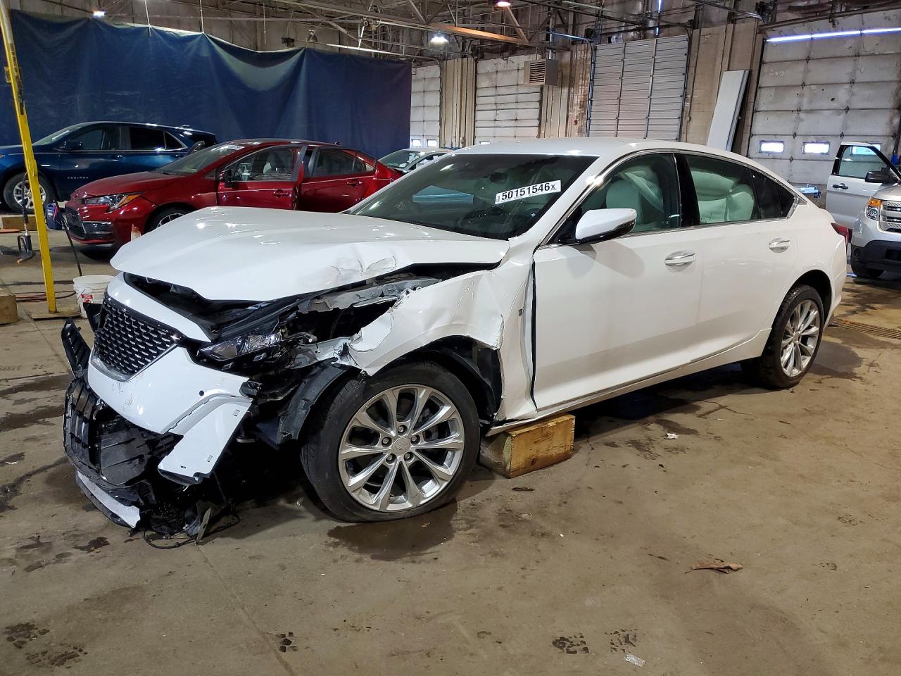 2022 Cadillac CT5 Premium Luxury, VIN 1G6DT5RKXN0110588 — Front end