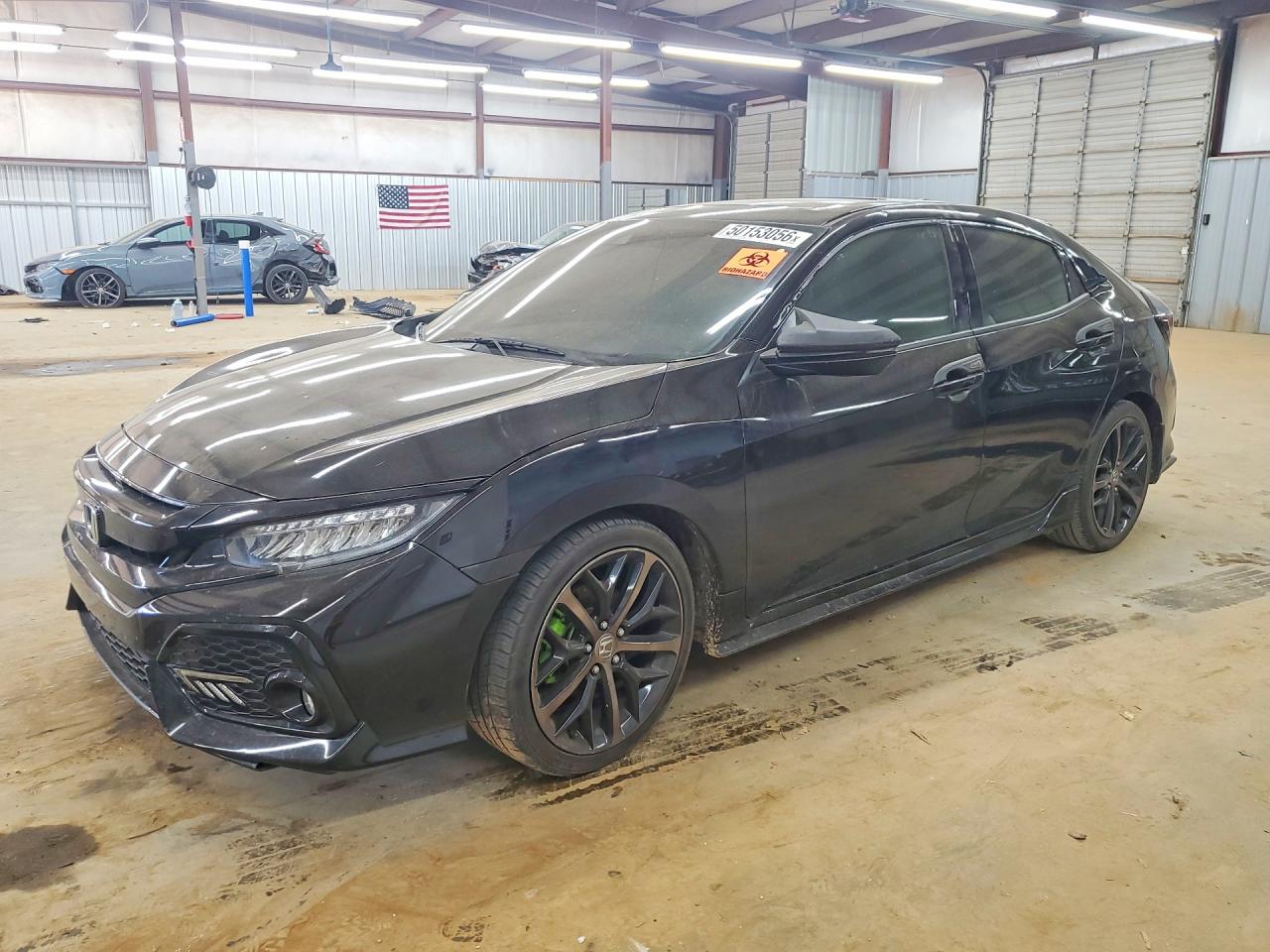 2021 Honda Civic Sport Touring, VIN SHHFK7H92MU200920 — Пожар в салоне